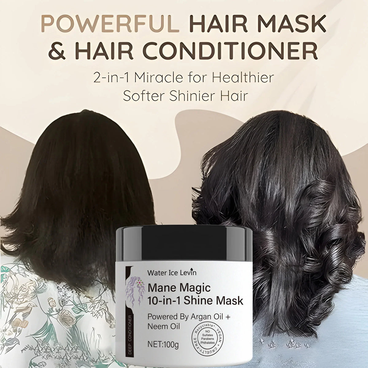 Mascarilla Capilar 10 en 1 para Cabello Seco y Dañado – Reparación Total