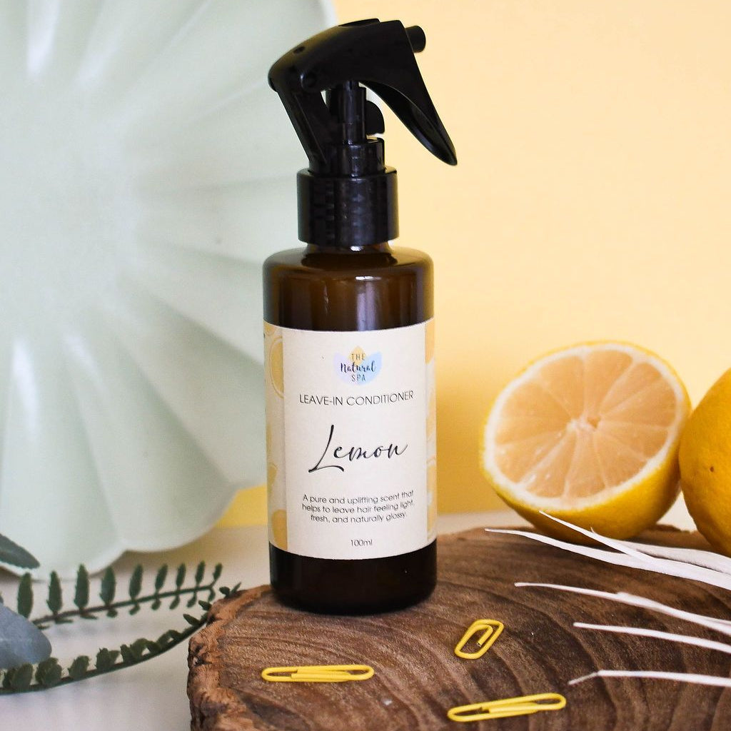 Acondicionador Leave-In de Limón – Botella de Recambio | Natural y Vegano para Todo Tipo de Cabello