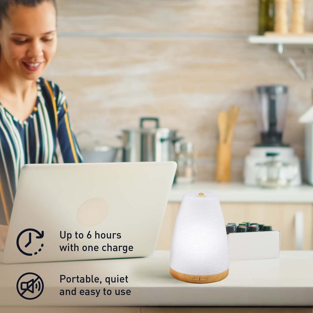 Difusor de Aromaterapia USB 2 en 1 – Aceites Esenciales y Humidificador