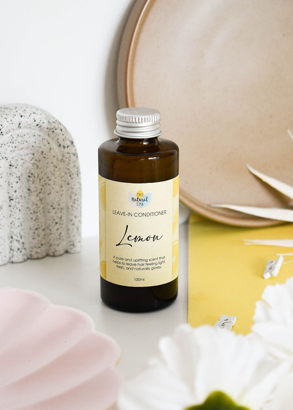 Acondicionador Leave-In de Limón – Botella de Recambio | Natural y Vegano para Todo Tipo de Cabello