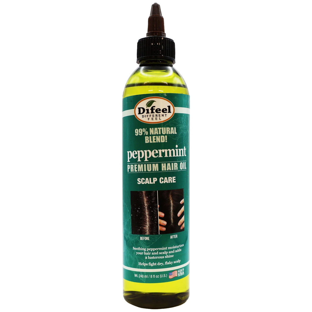 Aceite Capilar Premium Difeel Menta 240ml – Estimula el Crecimiento y Refresca el Cuero Cabelludo