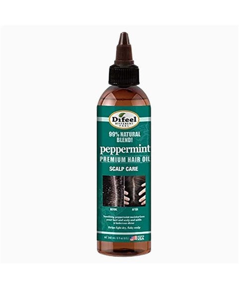 Aceite Capilar Premium Difeel Menta 240ml – Estimula el Crecimiento y Refresca el Cuero Cabelludo