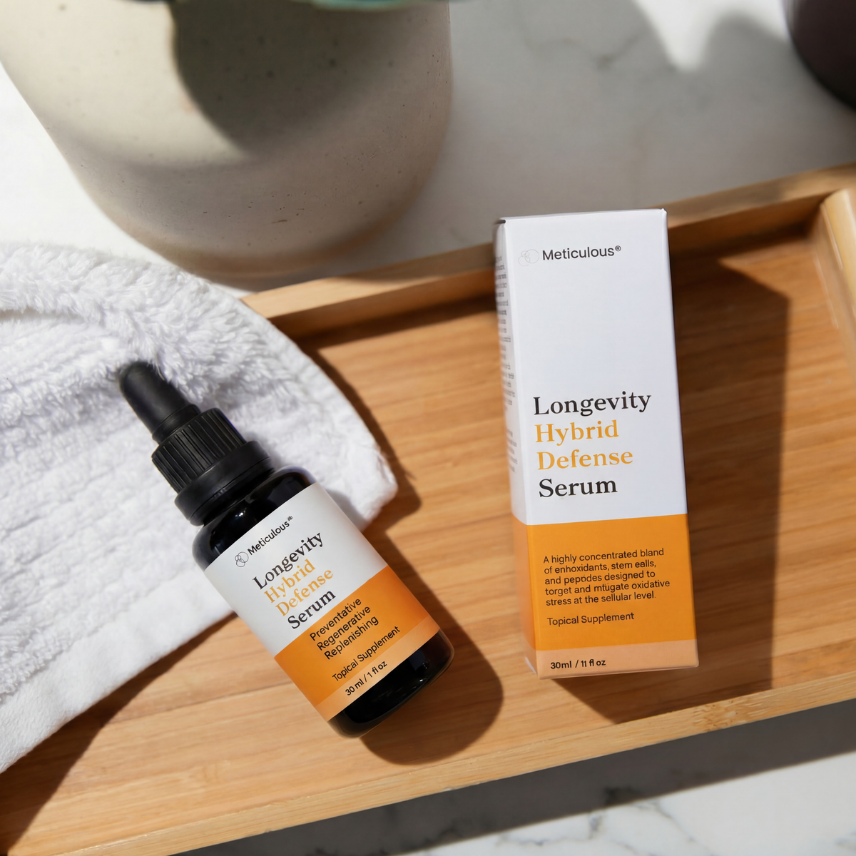 Sérum Híbrido de Defensa Longevity – Protección Avanzada y Antienvejecimiento