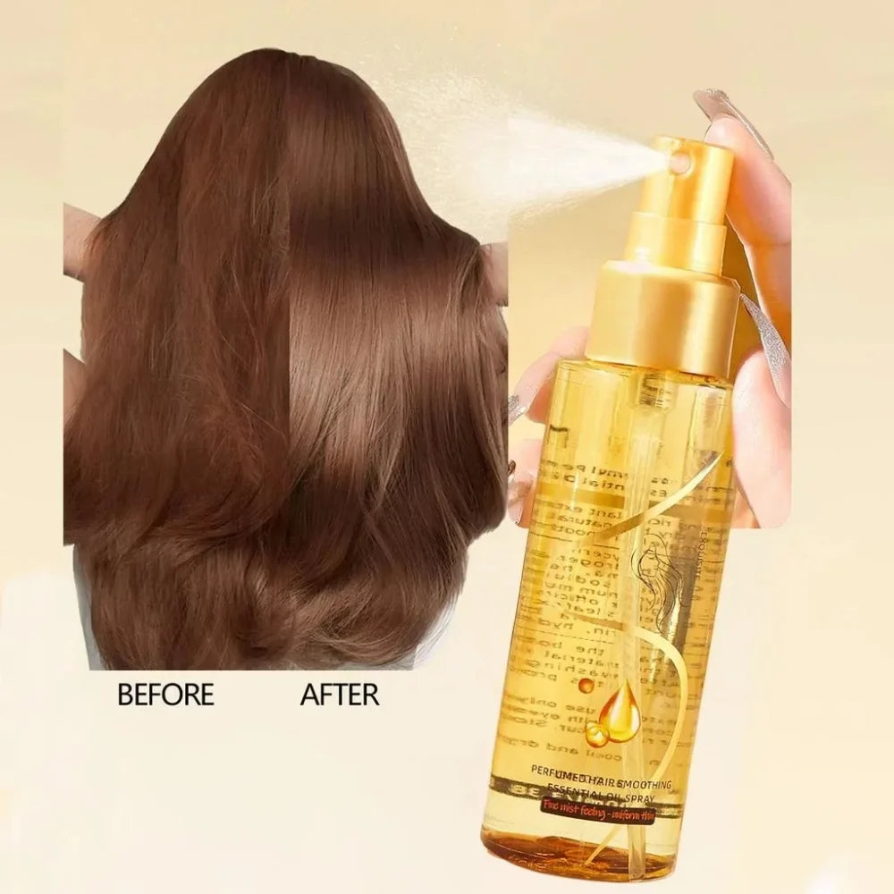 Spray Esencial para Cuidado del Cabello – Hidratación, Brillo y Protección Térmica