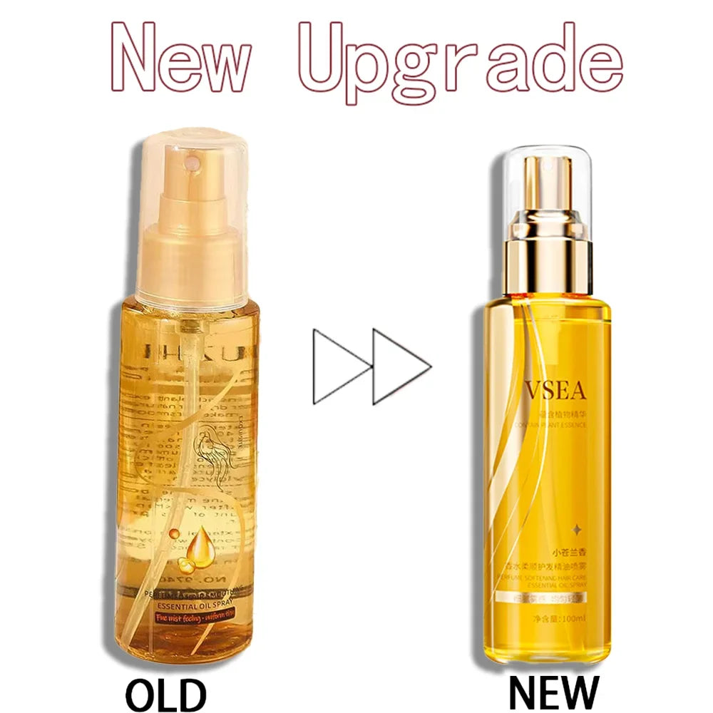 Spray Esencial para Cuidado del Cabello – Hidratación, Brillo y Protección Térmica