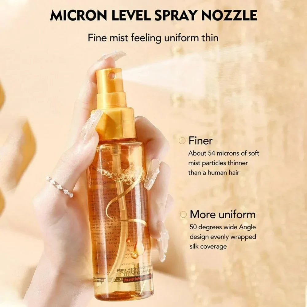 Spray Esencial para Cuidado del Cabello – Hidratación, Brillo y Protección Térmica