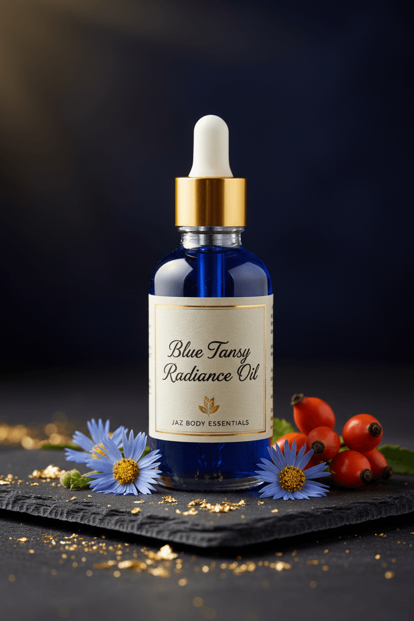 Aceite Radiante de Tanaceto Azul – Luminosidad y Equilibrio para la Piel