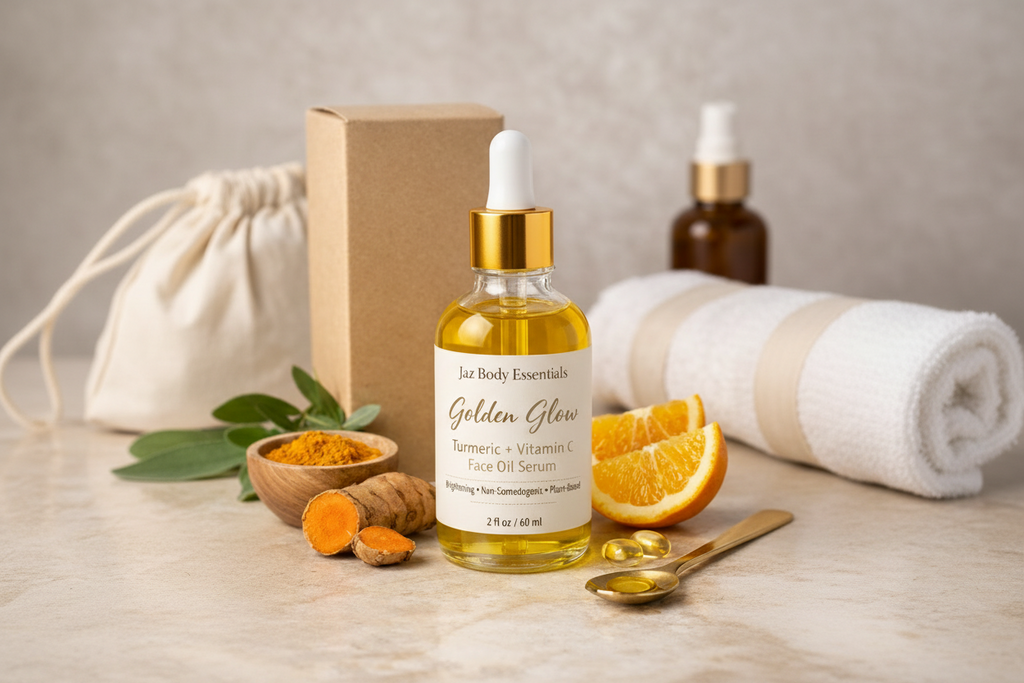 Sérum Aceite Facial Golden Glow con Cúrcüma – Luminosidad y Uniformidad