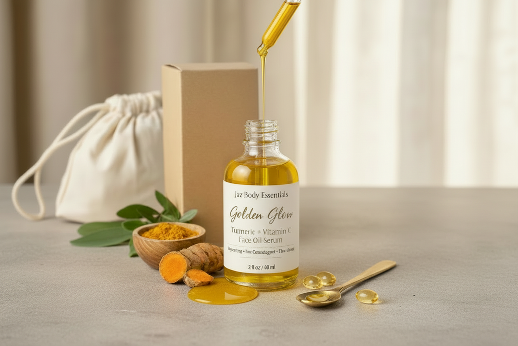 Sérum Aceite Facial Golden Glow con Cúrcüma – Luminosidad y Uniformidad