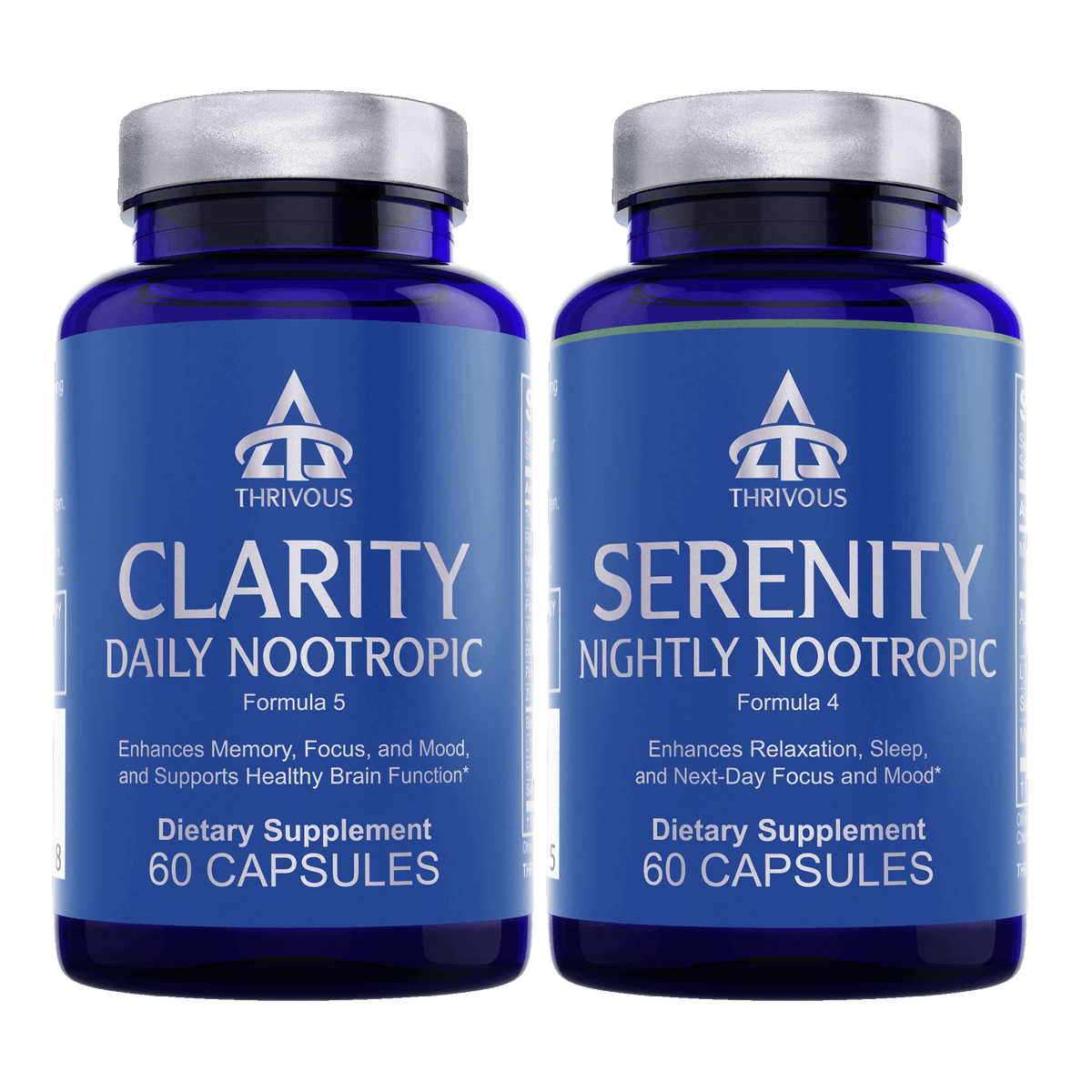 Stack Claridad y Serenidad – Suplemento Nootrópico Natural 120 Cápsulas