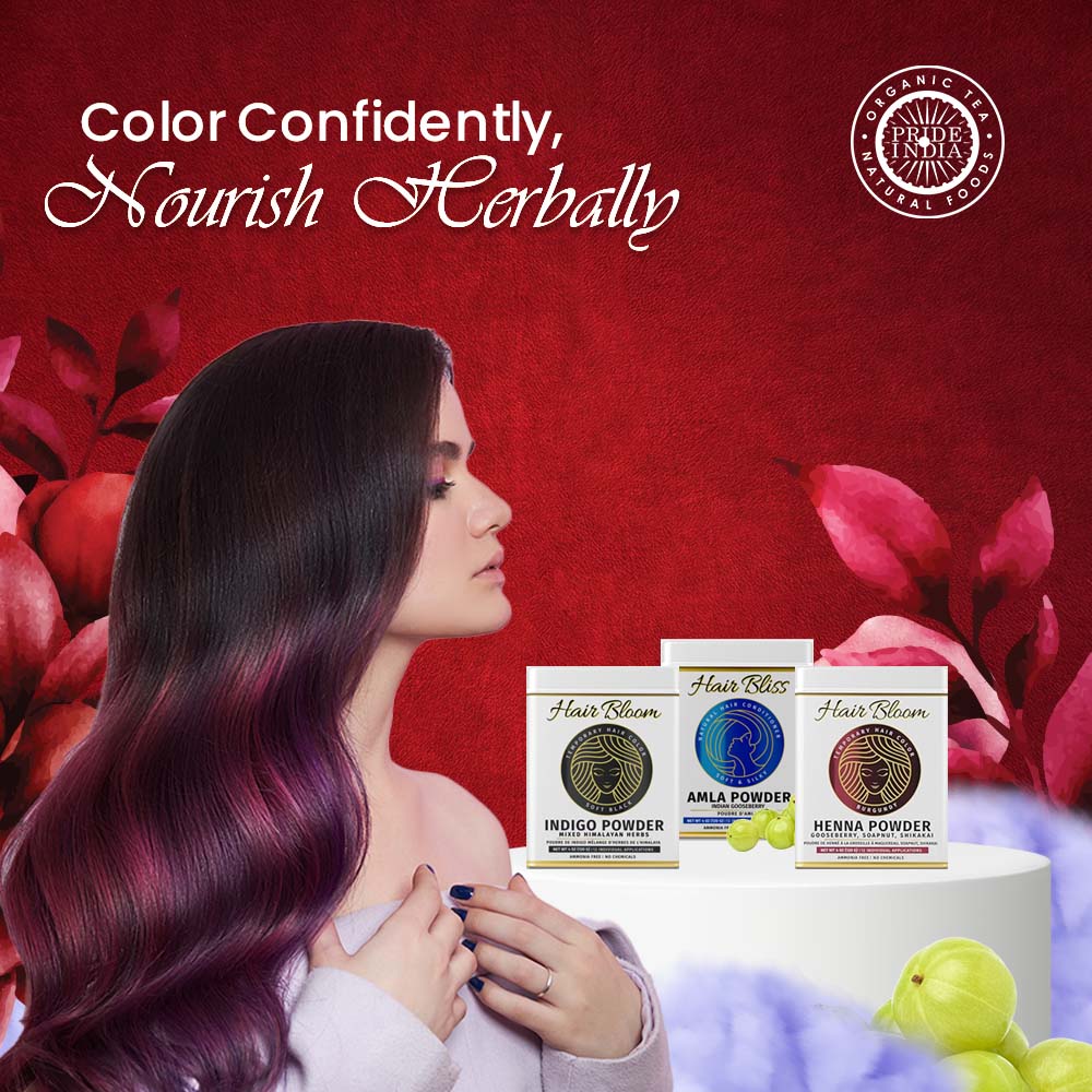 Combo de Color y Cuidado Capilar Herbal – Color Natural y Nutrición Profunda