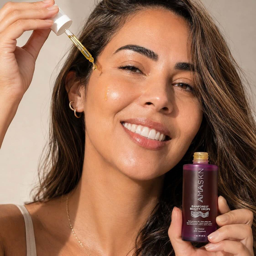 Gotas de Belleza Rainforest – Aceite Multiusos para Rostro, Cuerpo y Cabello