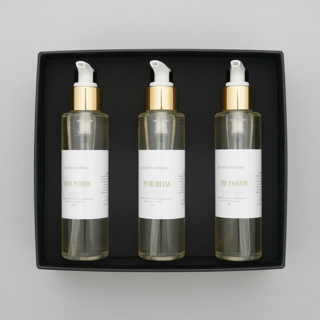 Colección de Aceites de Masaje Sensuales Destinee – Conexión e Intimidad